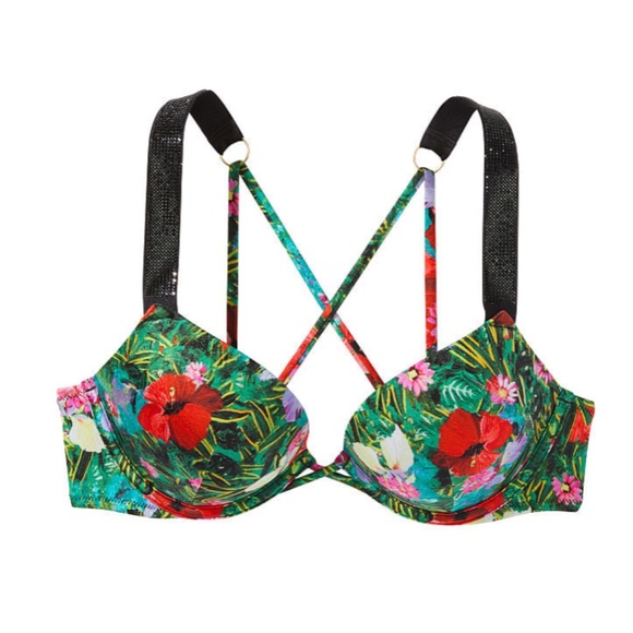 🔥HOST PICK🔥  👙 NWT 2pc Shine Strap Bombshell Bikini Top & Brazilian Bottom - Picture 8 of 12